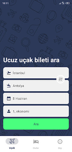 SkyLiner: Uçuş ve Otel ekran görüntüsü