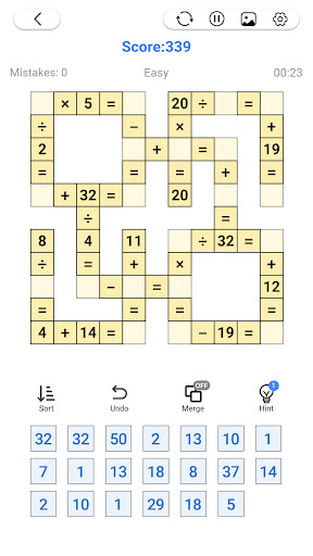 Cross Number - Math Puzzle ekran görüntüsü