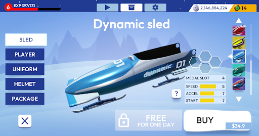 WINTER SPORTS : BOBSLEIGH ekran görüntüsü