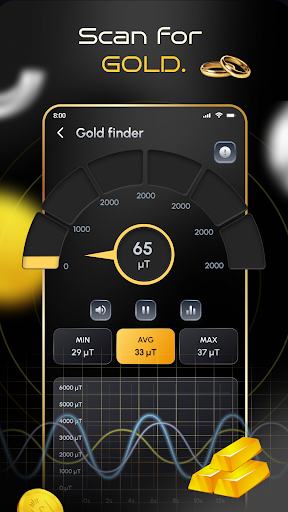 Gold detector - metal scan ekran görüntüsü