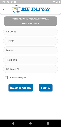 Metatur Turizm ekran görüntüsü