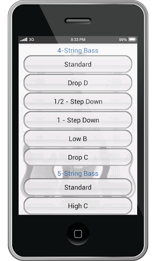 Bass Guitar Tunings ekran görüntüsü