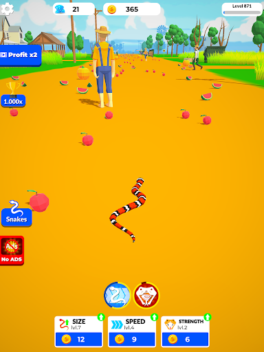 Idle Snake World:Hunting Fight ekran görüntüsü