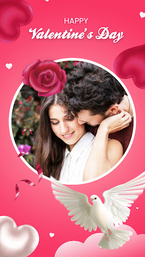 Valentine's Day Photo Frames ekran görüntüsü