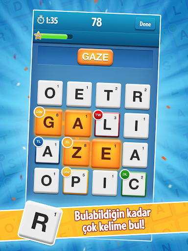 Ruzzle ekran görüntüsü
