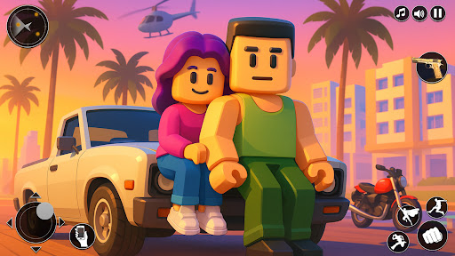 Gangster Crime Car Driving 3D ekran görüntüsü