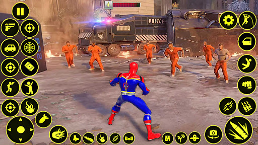 Spider Rope Hero Man Games ekran görüntüsü