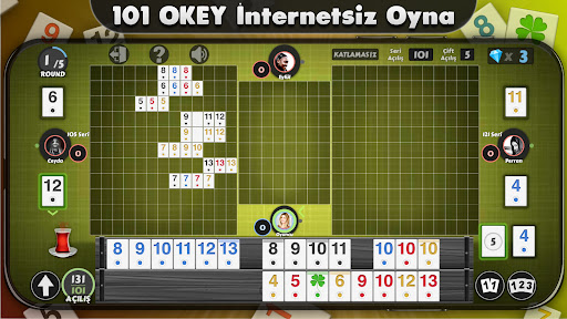 101 Okey - İnternetsiz ekran görüntüsü