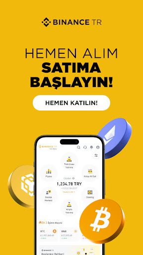 Binance TR: Bitcoin ve Kripto ekran görüntüsü