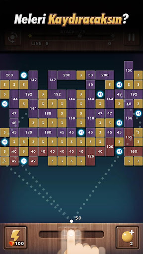 Swipe Brick Breaker: The Blast ekran görüntüsü