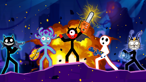Supreme Brawl Stick Fight Game ekran görüntüsü