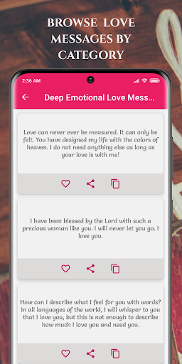 Romantic Love Messages ekran görüntüsü