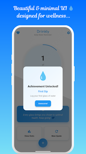 Drinkly: Daily Water Reminder ekran görüntüsü