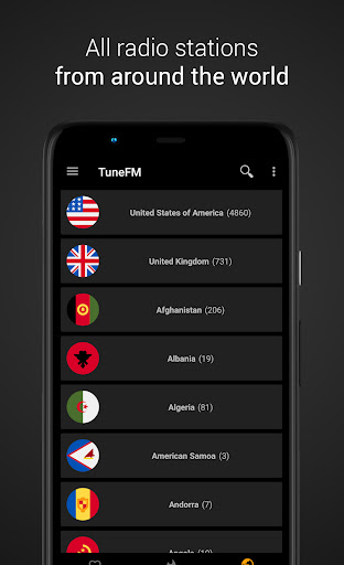 TuneFM - Radyo Oynatıcı ekran görüntüsü
