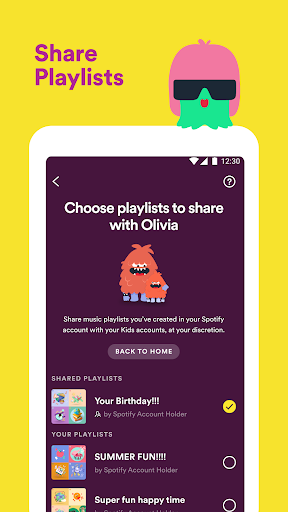 Spotify Kids ekran görüntüsü