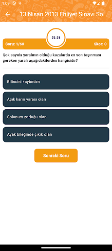 Ehliyet Kurdu | Ehliyet Sınavı ekran görüntüsü