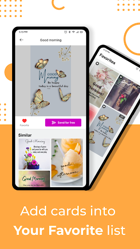 Daily wishes: Gif, Image, Card ekran görüntüsü