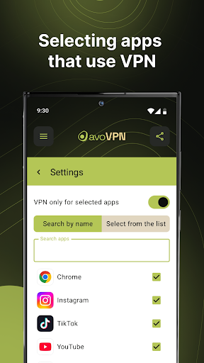 avoVPN - fast & secure VPN app ekran görüntüsü