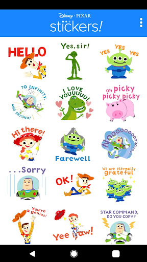 Pixar Stickers: Toy Story ekran görüntüsü