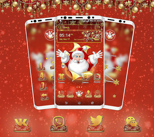 Christmas Santa Launcher Theme ekran görüntüsü