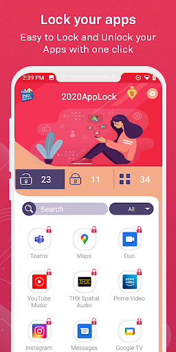 2020AppLock ekran görüntüsü