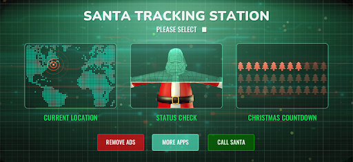 Santa Tracker -  (simulated) ekran görüntüsü