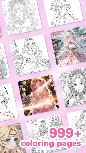 Cute Drawing: Anime Coloring ekran görüntüsü