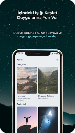 Pozitif: Meditasyon, Uyku ekran görüntüsü