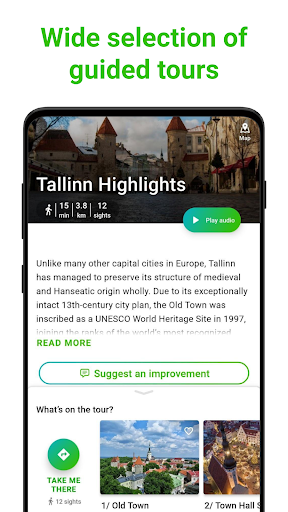 Tallinn Tour Guide:SmartGuide ekran görüntüsü