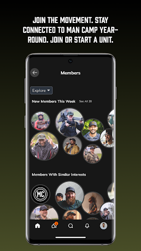 Man Camp App ekran görüntüsü