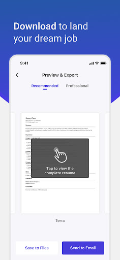 Resume Builder: PDF Resume App ekran görüntüsü