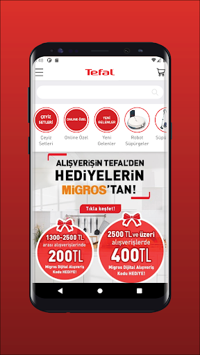 Tefal ekran görüntüsü