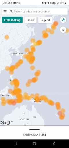 MyShake Earthquake Alerts ekran görüntüsü