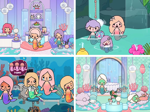 Mermaid Games: Princess Salon ekran görüntüsü