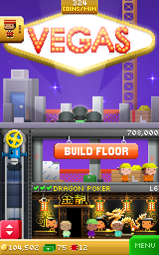 Tiny Tower Vegas ekran görüntüsü