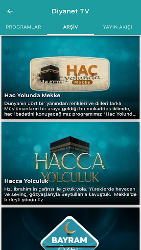 Diyanet Radyo TV ekran görüntüsü