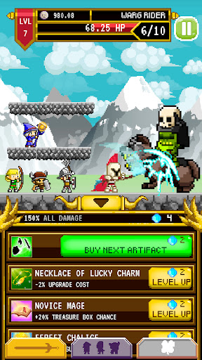 Clicker Knights Vs dragons ekran görüntüsü