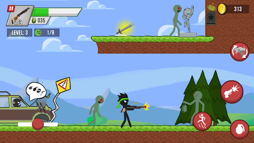 Stick vs Zombies ekran görüntüsü