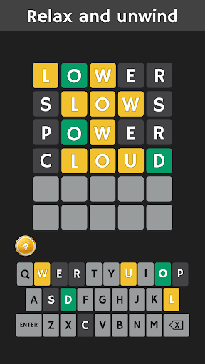 Wordless: A novel word game ekran görüntüsü