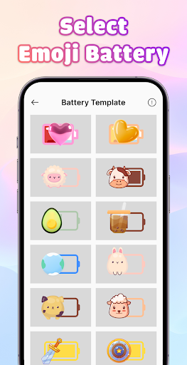 Emoji Battery: Widget Bar ekran görüntüsü