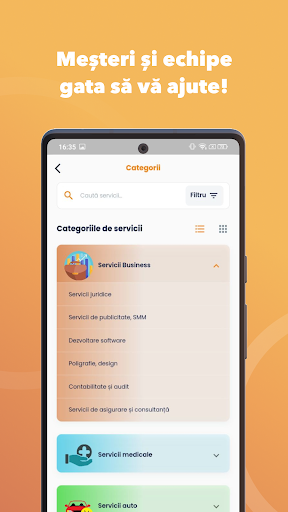 ServiceConnect: Servicii MD/RO ekran görüntüsü