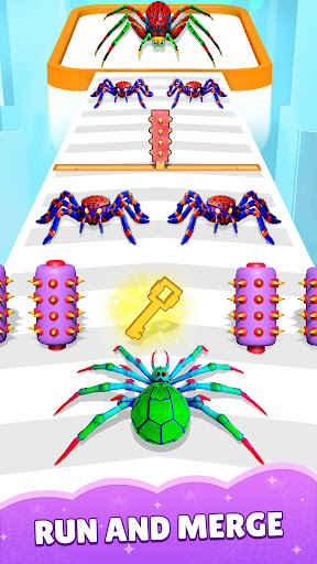 Spider Run & Merge Master Game ekran görüntüsü