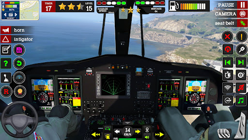 Real Helicopter Flying Games ekran görüntüsü