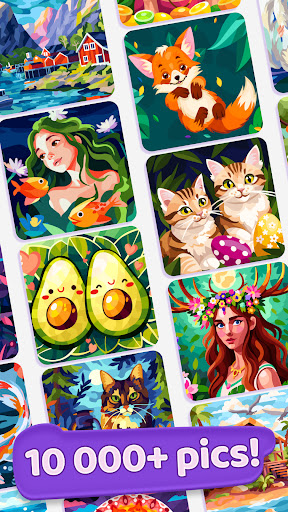 Gallery: Color by number game ekran görüntüsü