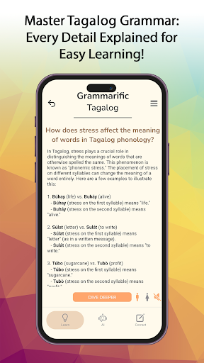 Grammarific: Tagalog Grammar ekran görüntüsü
