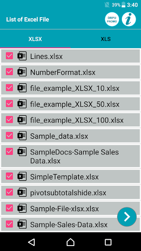 Excel to PDF Files Converter ekran görüntüsü