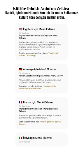 Restoranınızı Küresel Büyütün ekran görüntüsü