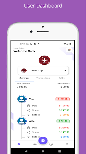 SplitEZ - Split Group expense ekran görüntüsü