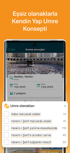 Halalbooking: Otel rezervasyon ekran görüntüsü