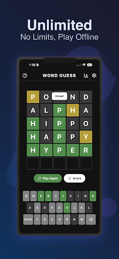 Word Guess - No Limit Wordle ekran görüntüsü